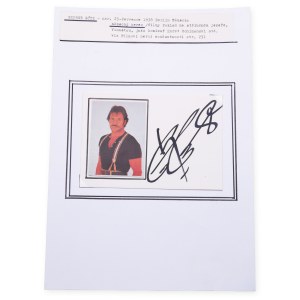 George Götz (1938 - 2016) | Signature on the card