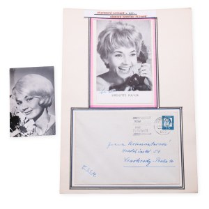 Liselotte Pulver (1929*) | Signature on photo