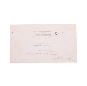 Julian Tuwim (1894 - 1953) | Signed envelope with manuscript