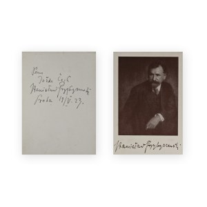 Stanisław Feliks Przybyszewski (1868 - 1927) | Dedication with signature