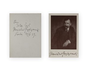 Stanisław Feliks Przybyszewski (1868 - 1927) | Dedication with signature