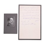 Leopold Godowsky (1870 - 1938) | Signature on letter and photo
