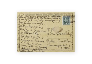 Oleksandr Oles (1878 - 1944) | Signed postcard