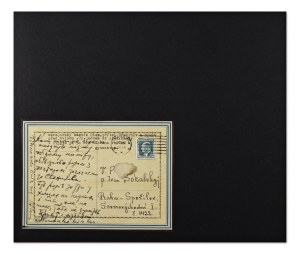 Oleksandr Oles (1878 - 1944) | Signed postcard