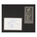 Vladimir Levashov (1915 - 1994) | Handwritten signature with dedication