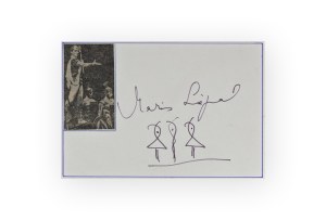 Māris Rūdolfs Liepa (1936 - 1989) | Handwritten signature with drawing