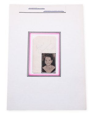Marie Smirnova | Signature on the card
