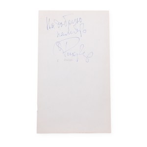 Sviatoslav Richter (1915 - 1997) | Signature on the ticket