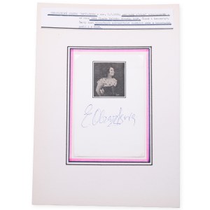 Elena Obraztsova (1939 - 2015) | Signature on the card