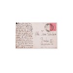 Tibor Déry (1894 - 1977) | Handwriting and signature on the photo