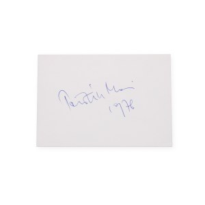 Mari Törőcsik (1935 - 2021) | Signature on clipping