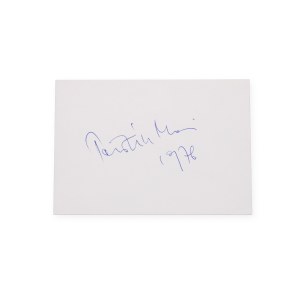 Mari Törőcsik (1935 - 2021) | Signature on clipping