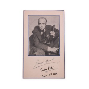 Joseph Szigeti (1892 - 1973) | Signature on photo