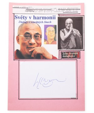 Dalai Lama (1935*) | Signed clipping