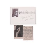 Convolute of autographs | Classic