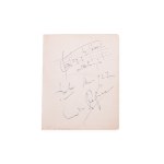 Convolute of autographs | Classic