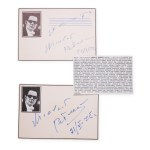 Convolute of autographs | Classic