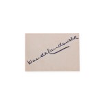 Convolute of autographs | Classic