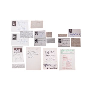 Convolute of autographs | Classic