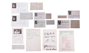 Convolute of autographs | Classic