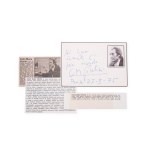 Convolute of autographs | Classic