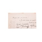 Convolute of autographs | Classic
