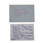 Convolute of autographs | Literature