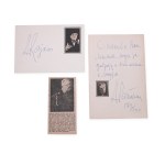 Convolute of autographs | Actors