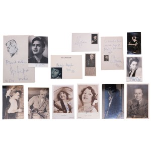 Convolute of autographs | Actors