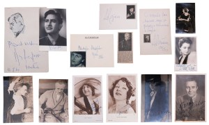 Convolute of autographs | Actors