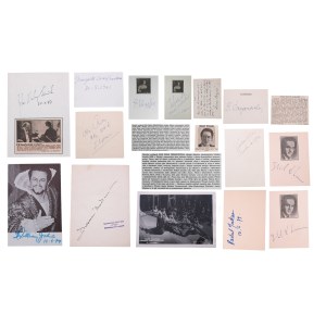 Convolute of autographs | Opera
