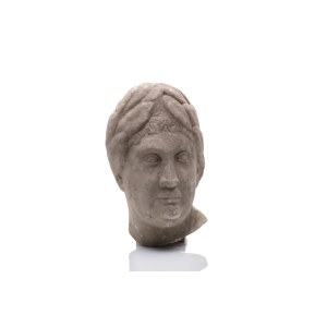 TALIAN SCULPTOR 17. STOROČIA (TALIAN / ITALIAN) - Hlava ženy s vencom