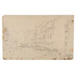 BEDŘICH HAVRÁNEK (CZECH / BOHEMIAN 1821 - 1899) - Nuremberg - Study for a painting