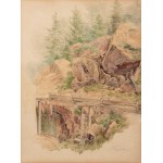 BEDŘICH HAVRÁNEK (TSCHECHISCH / BÖHEMISCH 1821 - 1899) - Hölzerner Mühlenantrieb