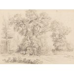 JULIUS EDUARD MAŘÁK (CZECH / BOHEMIAN 1832 - 1899) - Landscape with trees