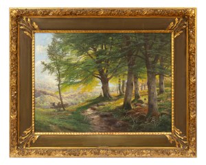 ALOIS ARNEGGER (AUSTRIA / AUSTRIAN 1879 - 1963) - Beech forest