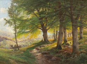 ALOIS ARNEGGER (AUSTRIA / AUSTRIAN 1879 - 1963) - Beech forest
