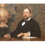VOJTĚCH HYNAIS (TCHÈQUE / BOHÉMIEN 1854 - 1925) - Portrait d'un médecin (Émile Valtat)