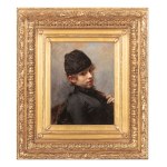 VOJTĚCH HYNAIS (AUSTRIA / AUSTRIAN 1854 - 1925) - Portrait Mille L.