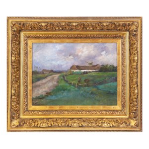 ZDENKA BRAUNEROVÁ (TCHÈQUE / BOHÉMIENNE 1858 - 1934) - Paysage des environs de Cayeux-sur-Mer