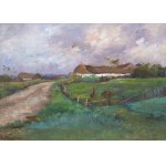 ZDENKA BRAUNEROVÁ (TCHÈQUE / BOHÉMIENNE 1858 - 1934) - Paysage des environs de Cayeux-sur-Mer