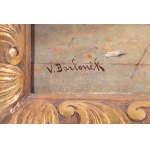 VOJTĚCH BARTONĚK (TCHÈQUE / BOHÉMIEN 1859 - 1908) - A la rencontre du Cardinal
