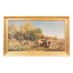 HIPOLIT LIPIŃSKI (POLAND / POLISH 1846 - 1884) - Harvest