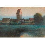 ANTONÍN RAIMUND WOLF (CZECH / BOHEMIAN 1865 - 1924) - Spring evening