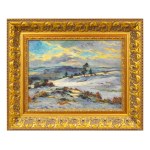 OTA BUBENÍČEK (CZECH / BOHEMIAN 1871 - 1962) - Winter hilly landscape