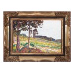 OTA BUBENÍČEK (CZECH / BOHEMIAN 1871 - 1962) - Landscape with trees