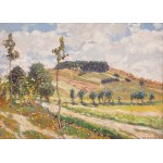 OTA BUBENÍČEK (TCHÈQUE / BOHÉMIEN 1871 - 1962) - Paysage avec une route