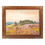 JAROSLAV PANUŠKA (CZECH / BOHEMIAN 1872 - 1958) - Flowering hillside