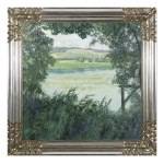 ALOIS KALVODA (CZECH / BOHEMIAN 1875 - 1934) - Landscape with a pond