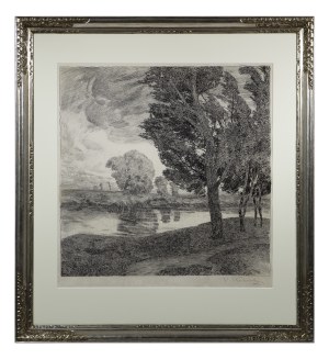 ALOIS KALVODA (CZECH / BOHEMIAN 1875 - 1934) - Before the Storm (large format)